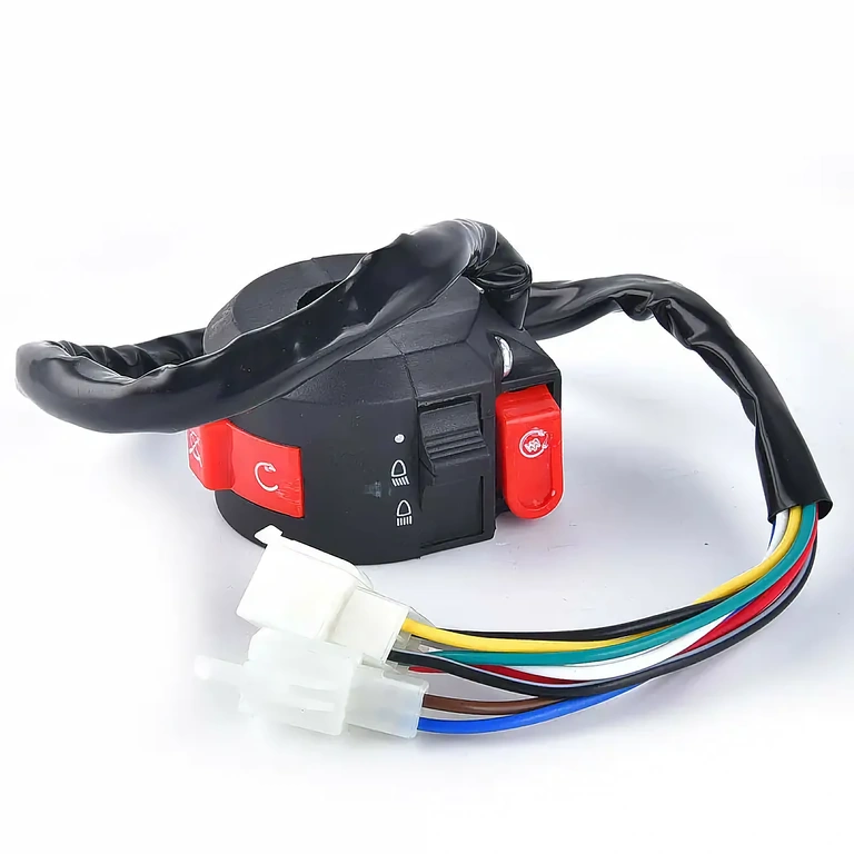 Interruptor ATV 3 em 1: luzes, choque, botão de partida