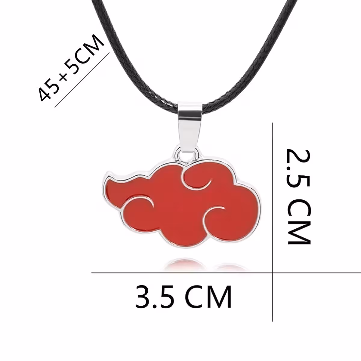 Colar temático Naruto – acessórios cosplay para fãs