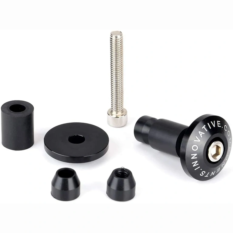 Tampas de guidão em alumínio compatíveis com guidões Yamaha e Suzuki