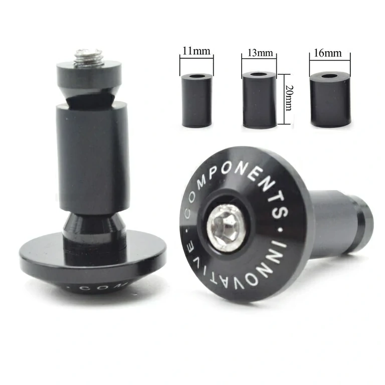 Tampas de guidão compatíveis com motocicletas chopper, enduro, naked