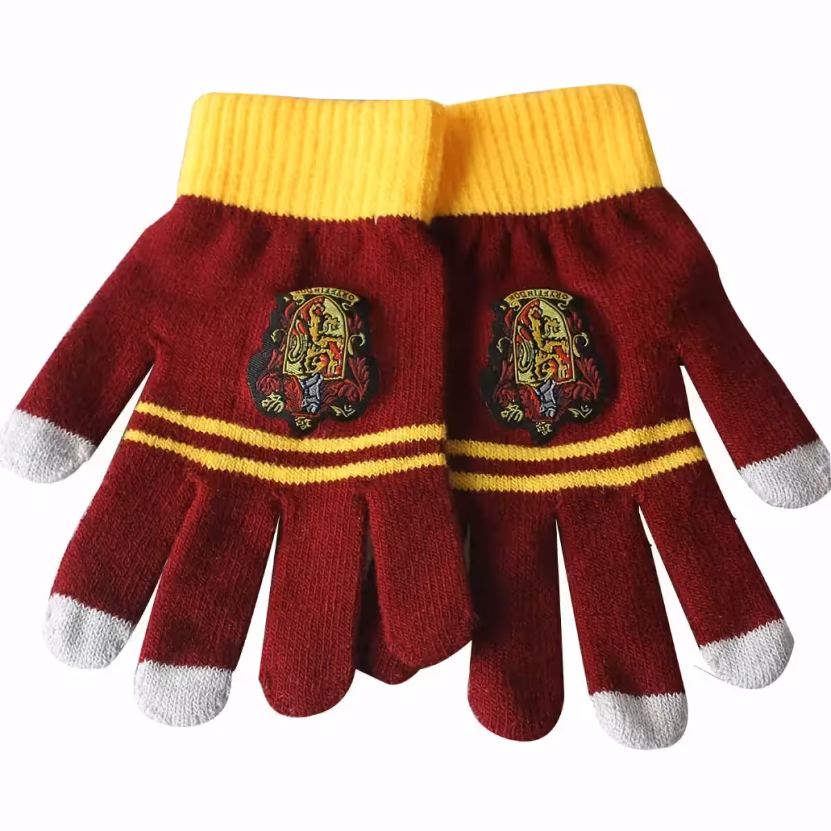 Luvas estilo Harry Potter Gryffindor para crianças e adultos, perfeitas para frio