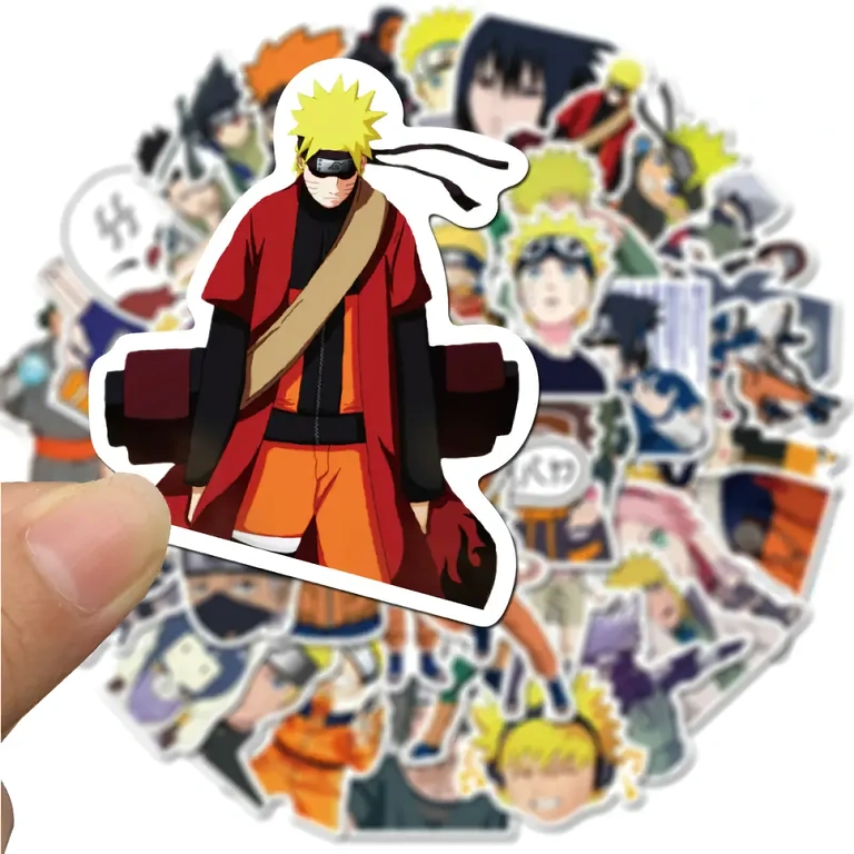 Adesivos autocolantes com Naruto para decoração de laptop