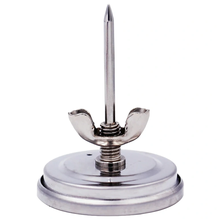 Termômetro com haste e clipe para fixação na tampa da churrasqueira