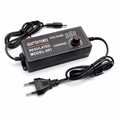 Carregador / Fonte de Alimentação Regulável Universal 3V-24V 3A – Regulador de Tensão Variável