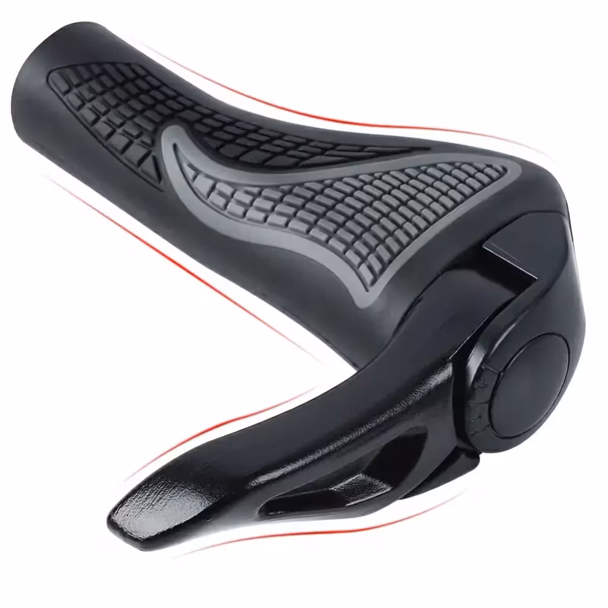 Manoplas pretas com fixação segura e design confortável para qualquer tipo de guidão