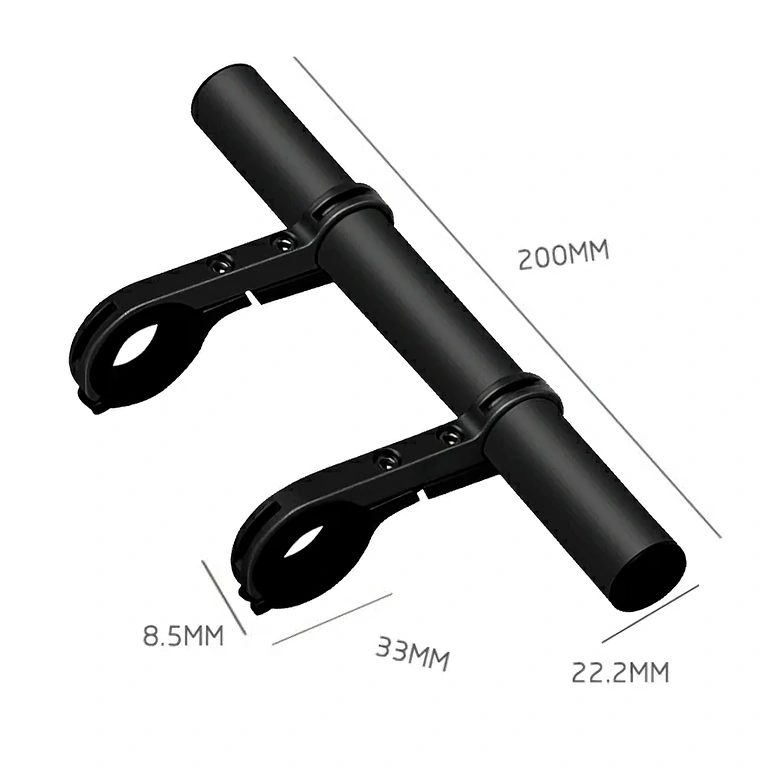 Barra de extensão para guidão de bicicleta – leve e resistente
