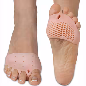 Órtese Corretora Hallux Valgus – Proteção para Joanetes de Silicone, Dia e Noite