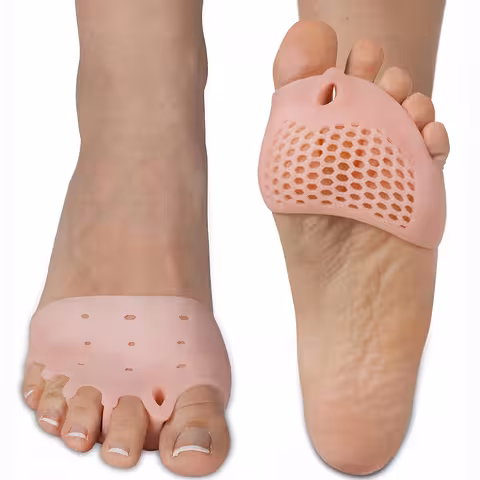 Órtese Corretora Hallux Valgus – Proteção para Joanetes de Silicone, Dia e Noite