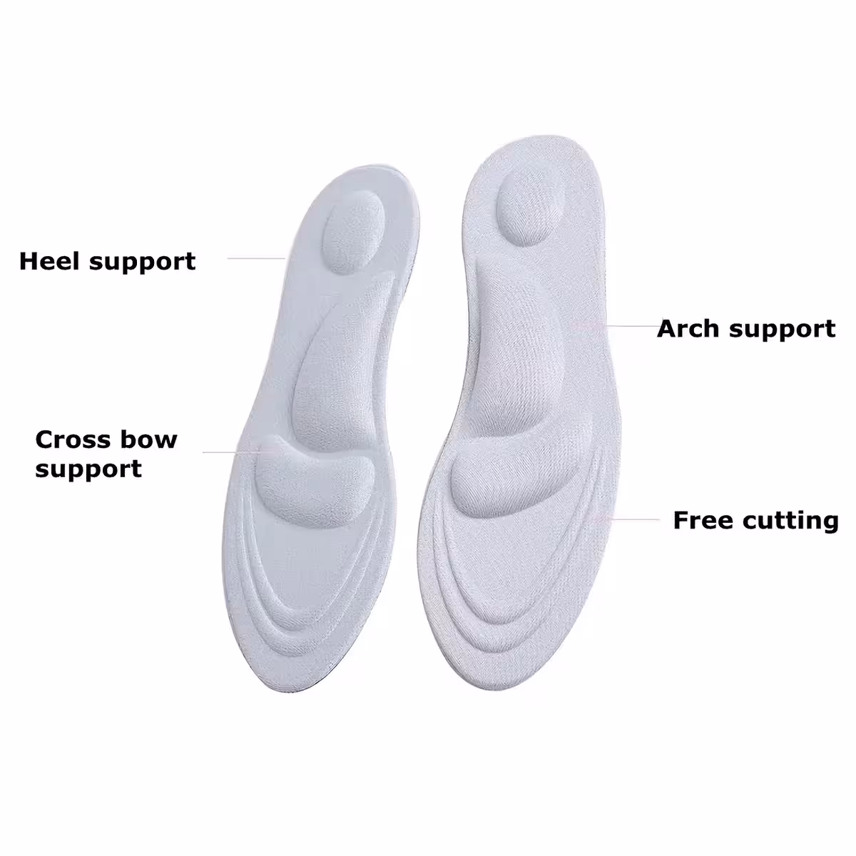 Palminhas com camada macia para absorção de impacto