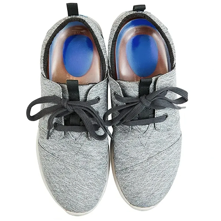 Suportes de calcanhar de silicone – alívio da dor Palminhas ortopédicas de silicone macio, reutilizáveis e laváveis