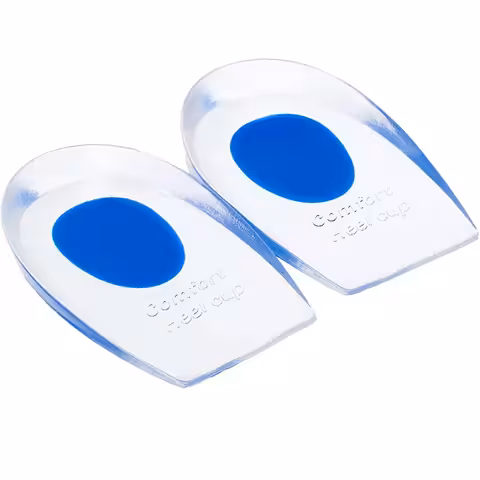 Suporte para Palmilhas Ortopédicas de Silicone para Calcanhar – Palmilhas Confortáveis e Suporte para Calçados