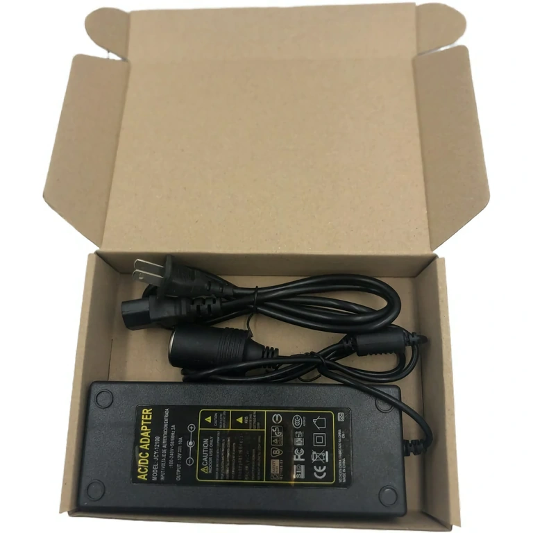 Conversor fonte 220V AC para 12V DC 10A para uso doméstico e automotivo