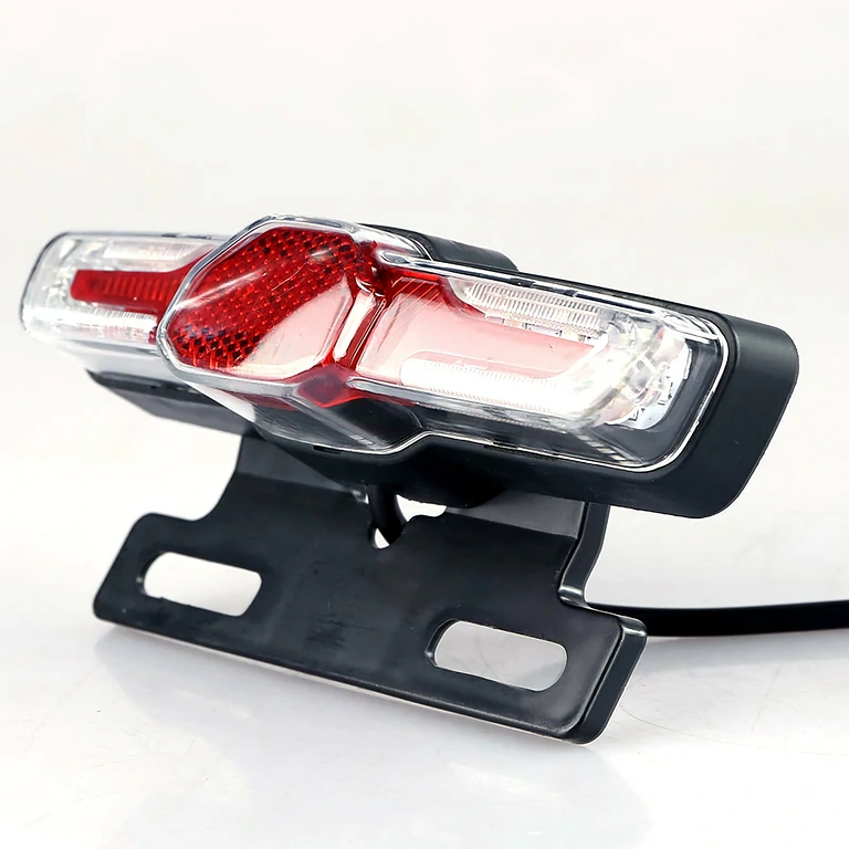 Sinal de freio para scooter elétrica Luz traseira com sinal esquerda/direita, posição e freio para patinetes