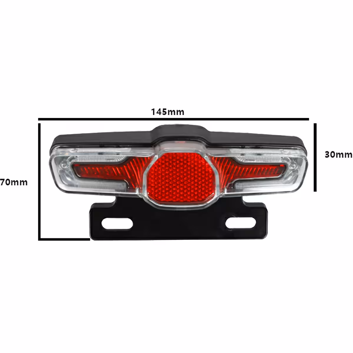 Luz traseira inteligente para bicicleta/patinete, proteção contra água IPX5