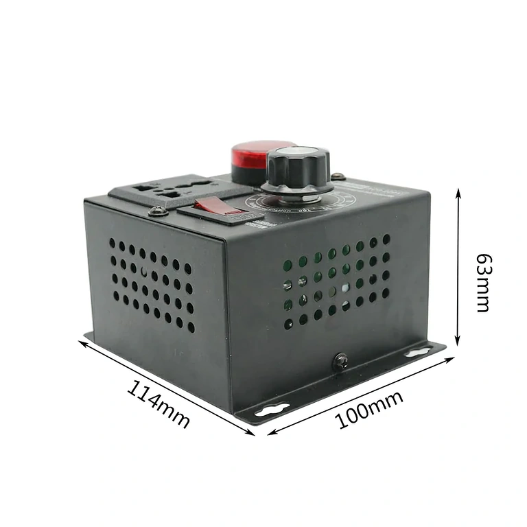 Dispositivo de controle de velocidade de motores elétricos com display digital e interruptor ON/OFF