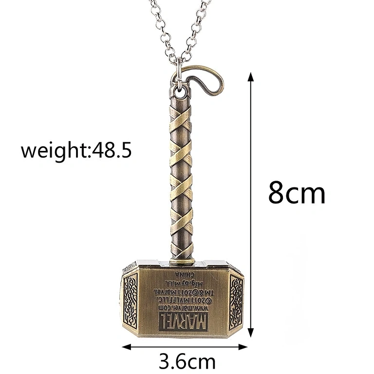 Produto promocional Marvel – chaveiro martelo de Thor