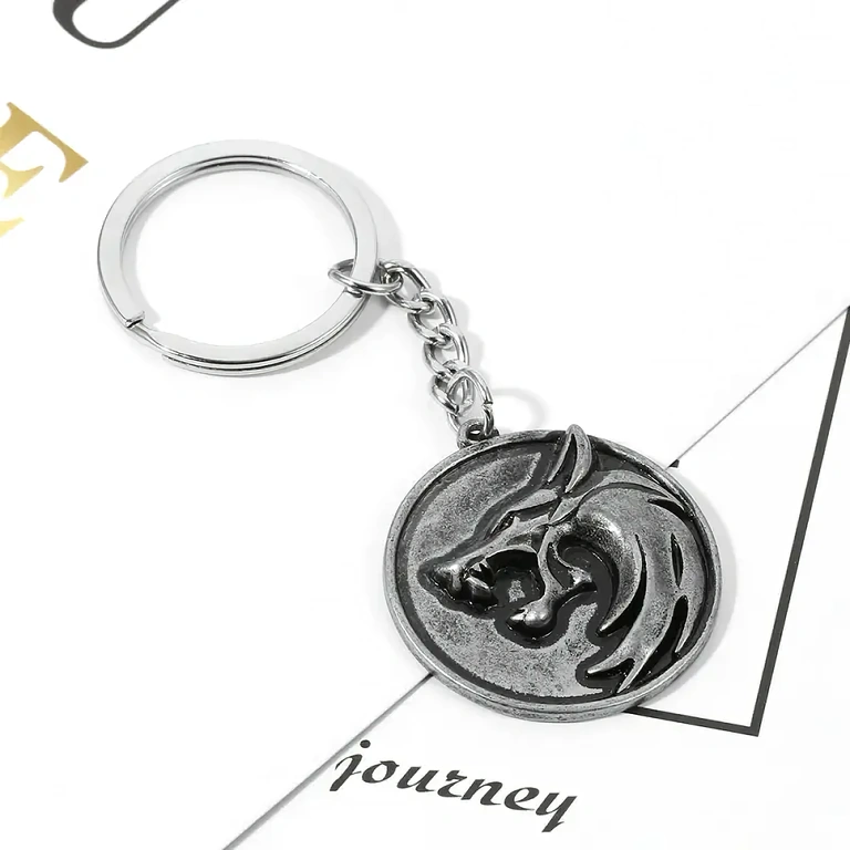 Presente ideal para fãs de The Witcher – medalhões de liga durável e brilhante