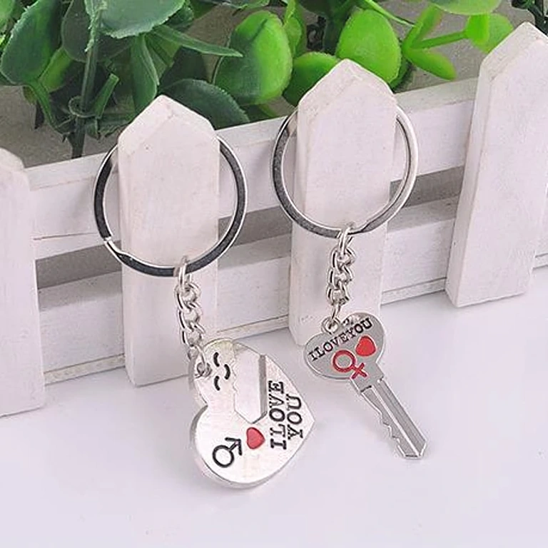 Chaveiros ele e ela – casal Acessórios de chaveiro para namorado e namorada