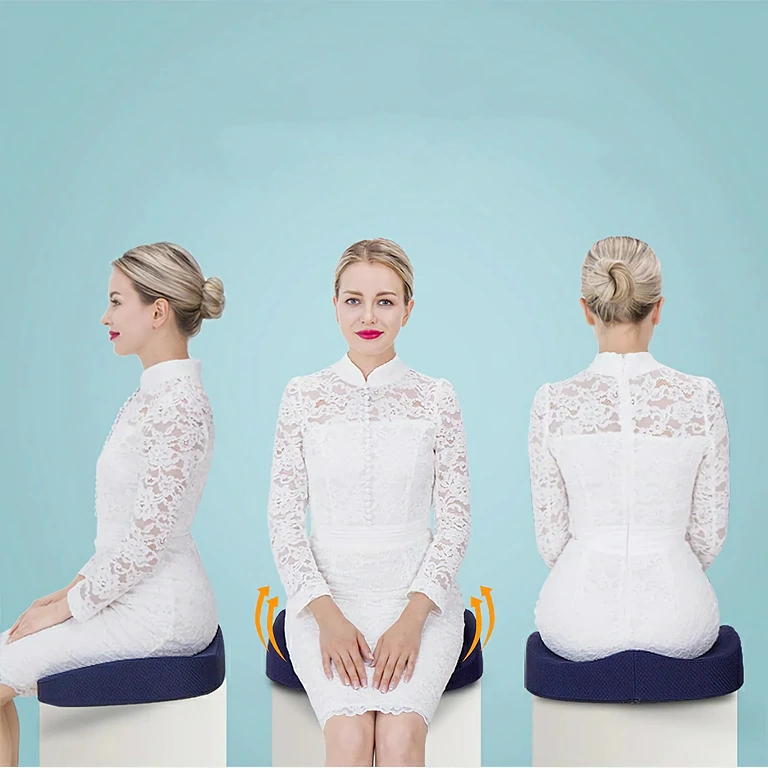 Almofada antidecubito para prevenção de escaras em assentos prolongados