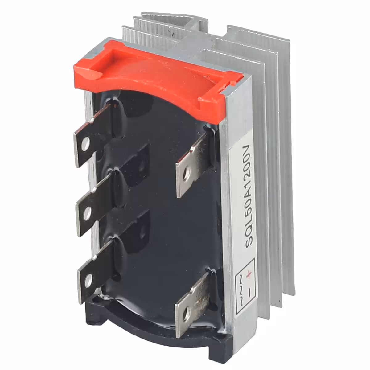 Ponte retificadora com carcaça robusta de alumínio, 50A