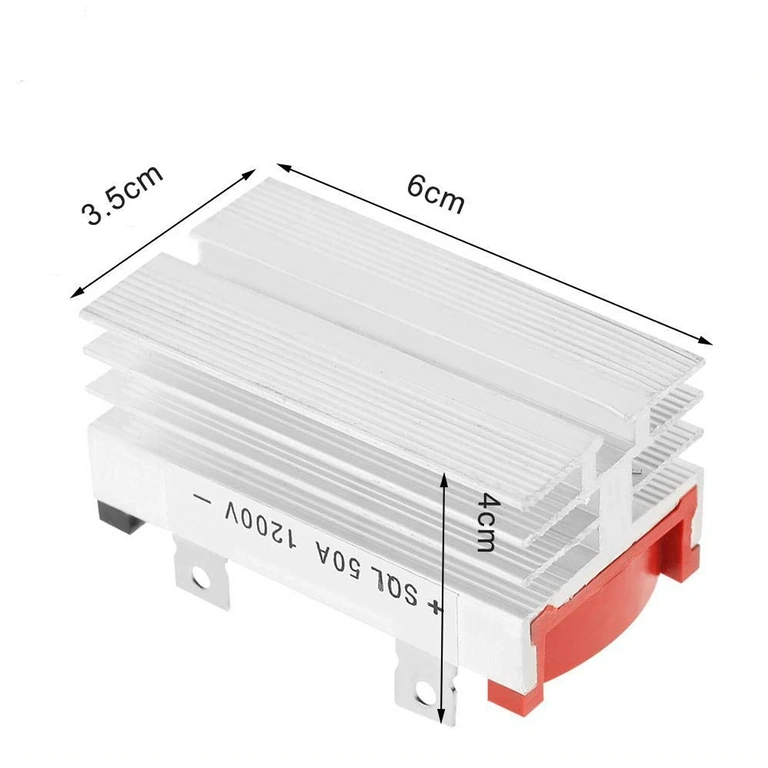 Retificador trifásico para alimentação 50A Retificador trifásico para conversão de corrente trifásica 50A