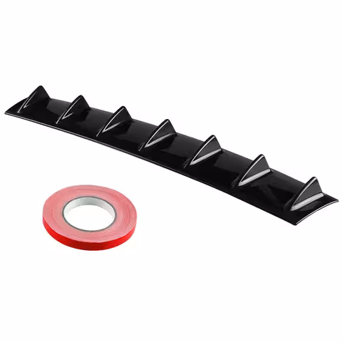 Difusor Spoiler Automotivo Universal – Ornamento Defletor para Para-choque Traseiro
