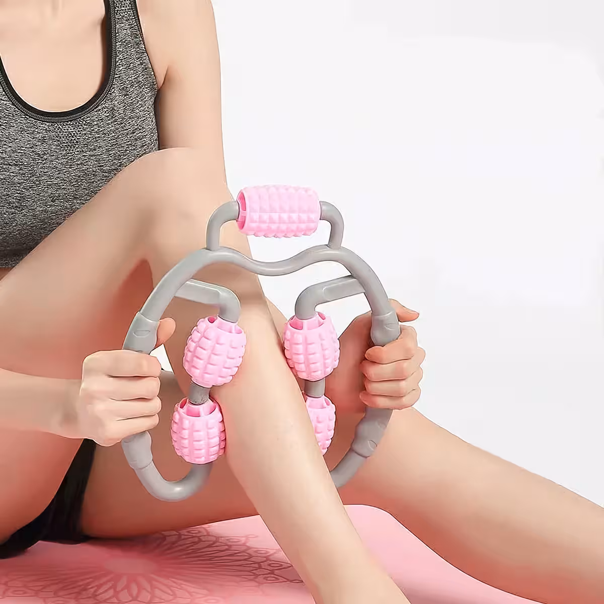 Dispositivo de massagem muscular para pernas, braços e pés – ergonômico