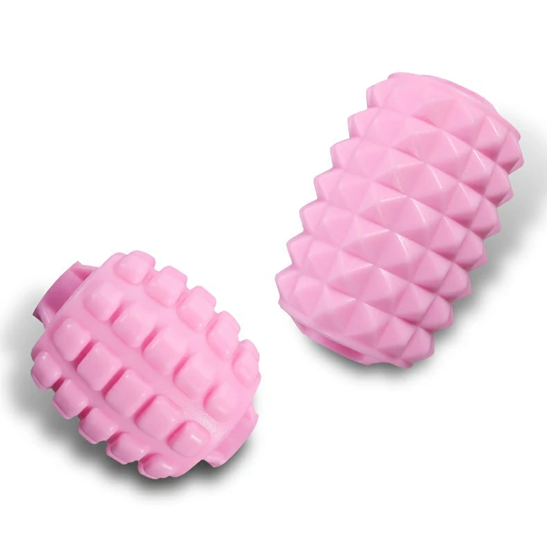 Massagem ergonômica manual com 5 rolos Aparelho de massagem ergonômico com rolos de silicone para massagem completa