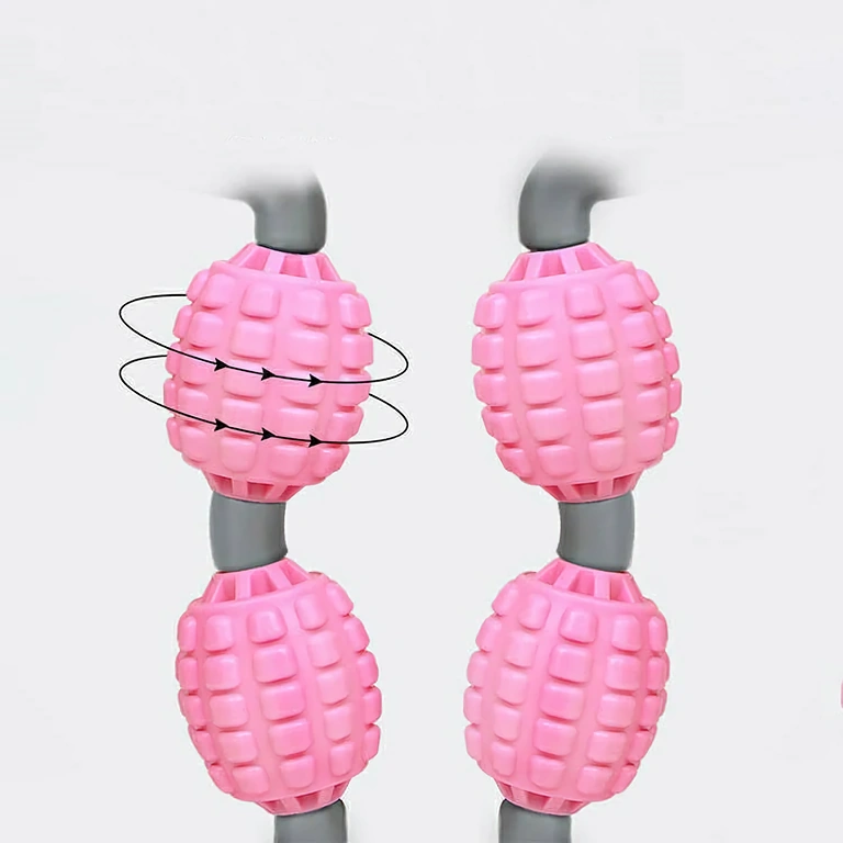 Aparelho de massagem anticelulite para firmeza da pele Aparelho anticelulite manual com 5 rolos de silicone para pele firme