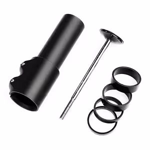 Elevador de Guidão Bicicleta 28.6 mm – Adaptador de Elevação de Guidão, Extensor de Alumínio Ajustável