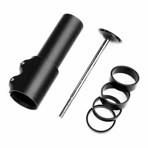 Elevador de Guidão Bicicleta 28.6 mm – Adaptador de Elevação de Guidão, Extensor de Alumínio Ajustável