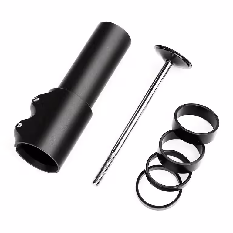 Elevador de Guidão Bicicleta 28.6 mm – Adaptador de Elevação de Guidão, Extensor de Alumínio Ajustável