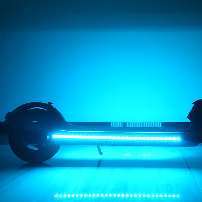 Fitas LED coloridas para scooters elétricas Luzes LED multicoloridas para efeitos visuais em scooters