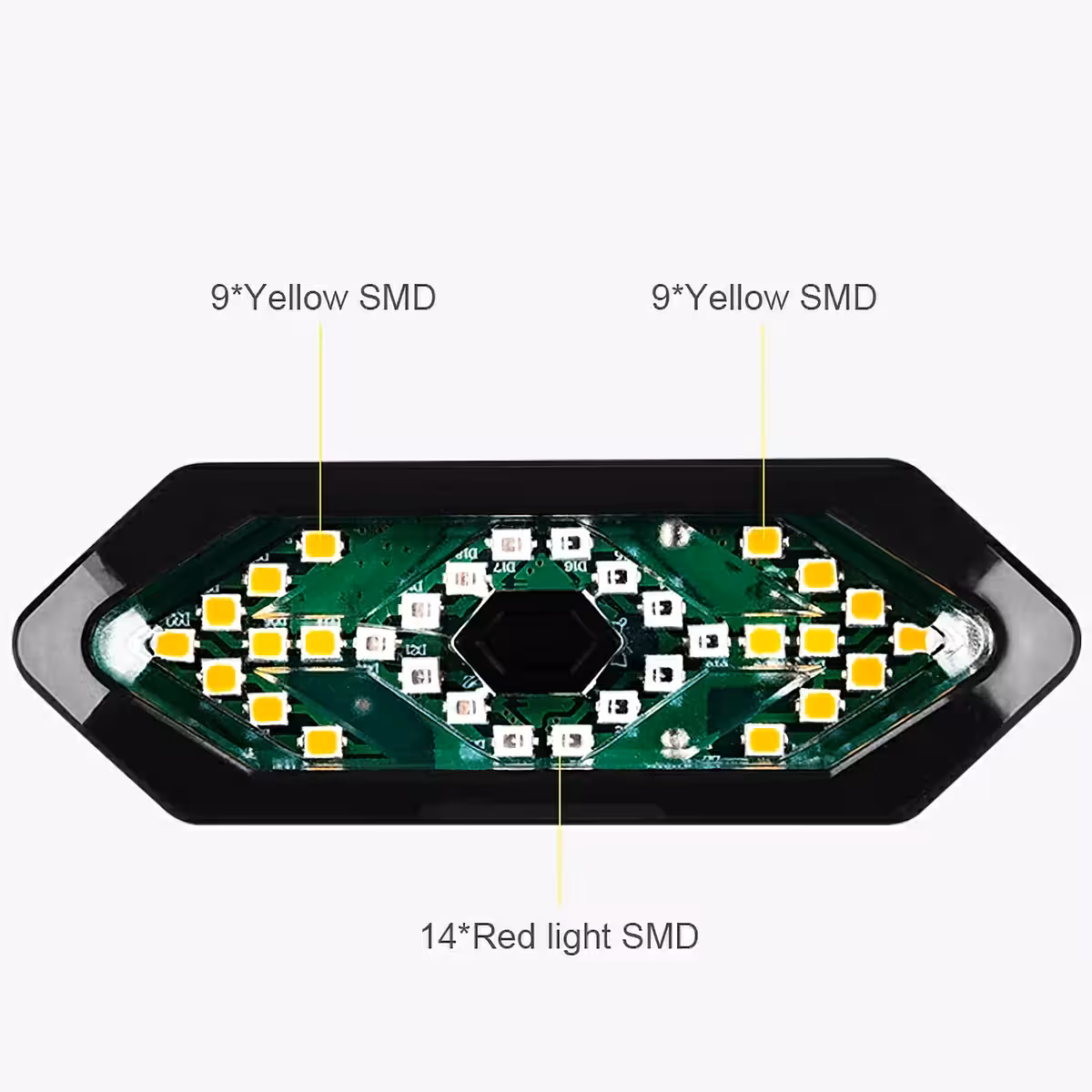 Lâmpada LED resistente à chuva, ideal para mau tempo