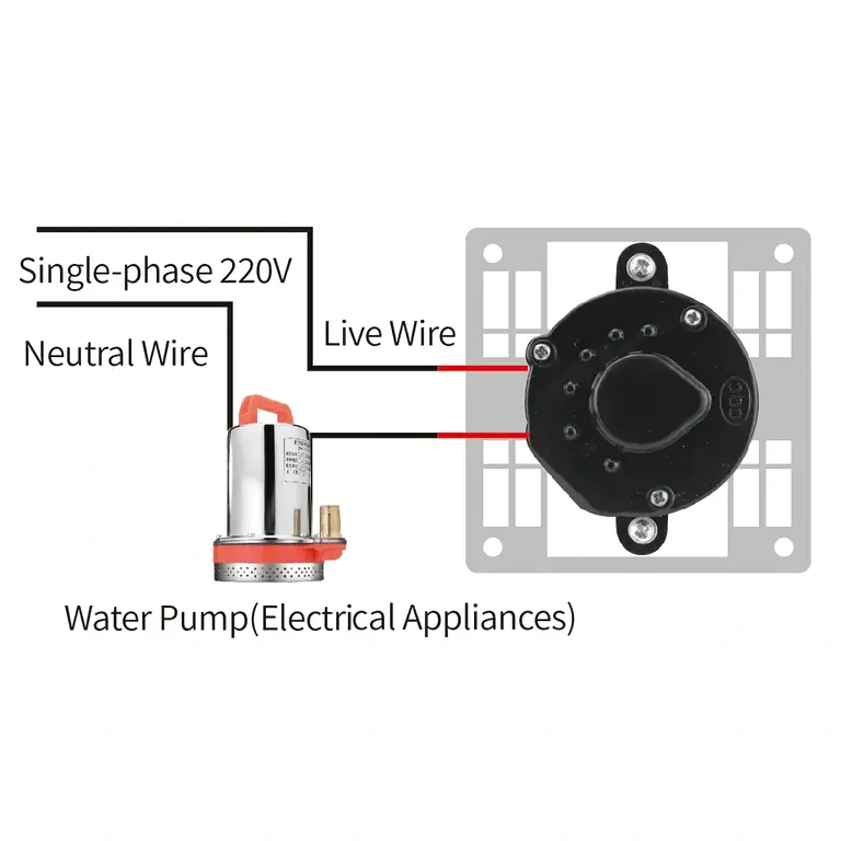 Timer elétrico para ventilador ou luzes em banheiro, com função delay