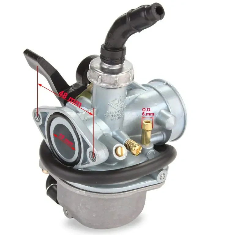 Conjunto completo com carburador e filtro de ar para motores 90cc