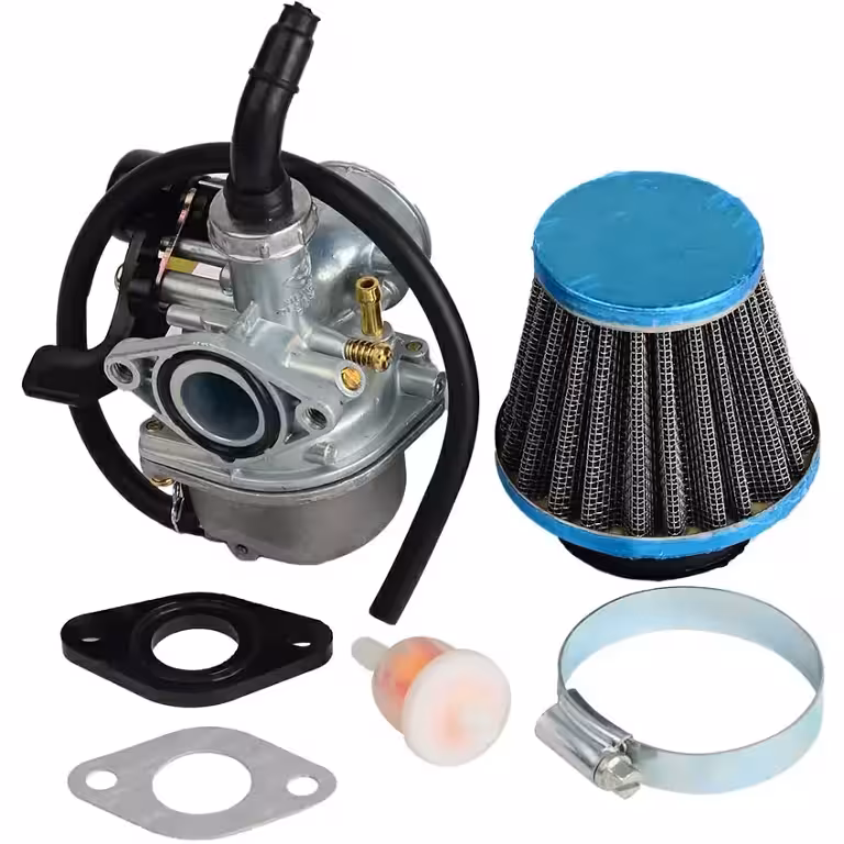 Carburador ATV 50cc–125cc com Ponto Manual, Filtro de Ar e Juntas – Peças ATV Confiáveis