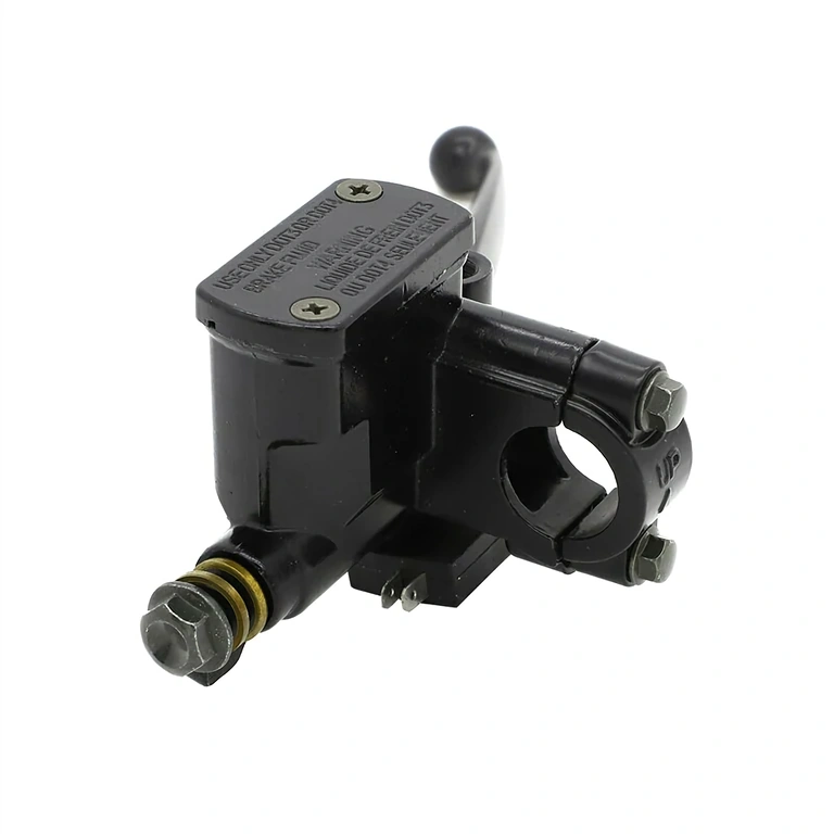 Manete e bomba de freio hidráulica direita para moto ou scooter