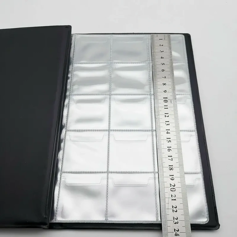 Álbum compacto e portátil para colecionadores Álbum compacto para colecionadores com proteção contra poeira