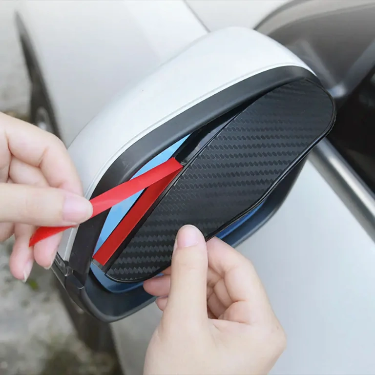 Protetores de retrovisores com fita adesiva dupla 3M para montagem segura