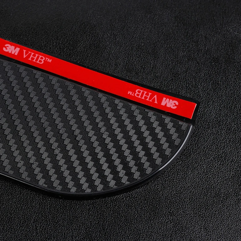 Conjunto completo de protetores em fibra de carbono para retrovisores, proteção contra chuva