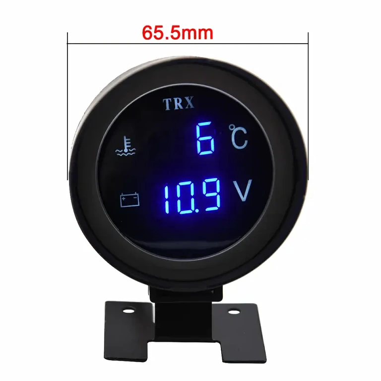 Instrumento digital para monitorar temperatura da água e tensão da bateria em carros e tratores