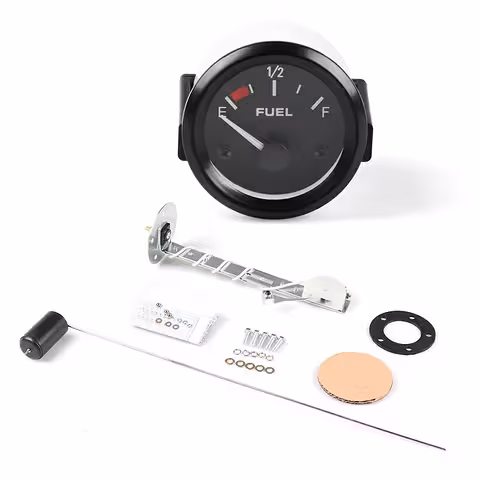 Relógio Indicador de Nível de Combustível – Display Preciso para Carro, Barco, Trator
