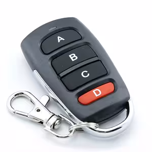 Controle Remoto Adicional 433MHz para Relé 4 Canais – Código 1527 / 2262, Alcance 50m