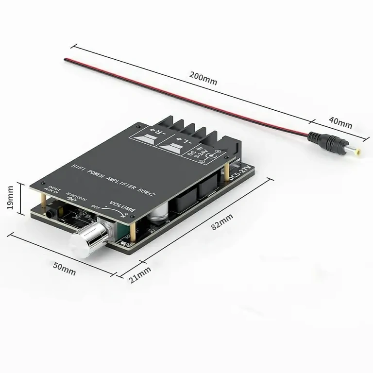 Amplificador compacto estéreo digital Hi-Fi 2x50W