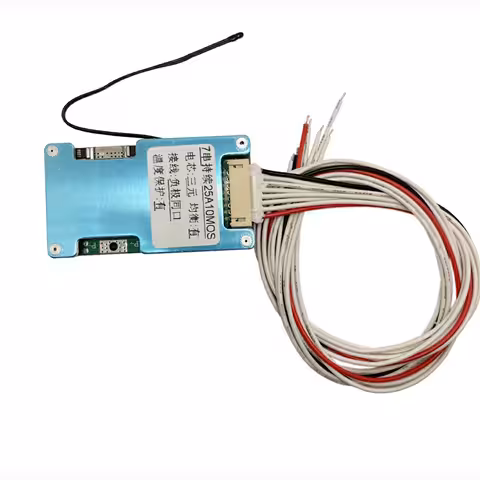 BMS 7S 24V 20A/25A – Módulo de Proteção de Carga/Descarga para Baterias Li-Ion