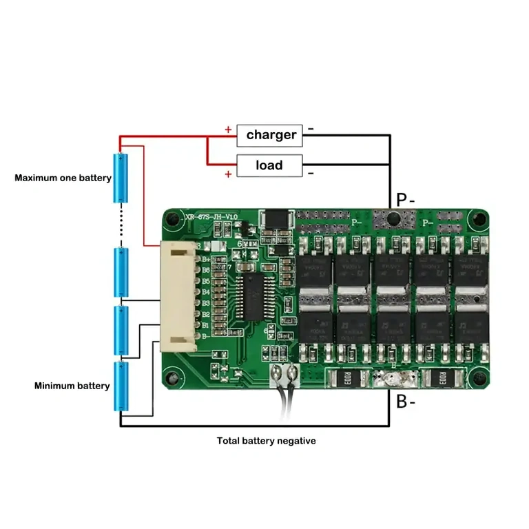 Placa de proteção avançada para baterias Li-ion conectadas em série