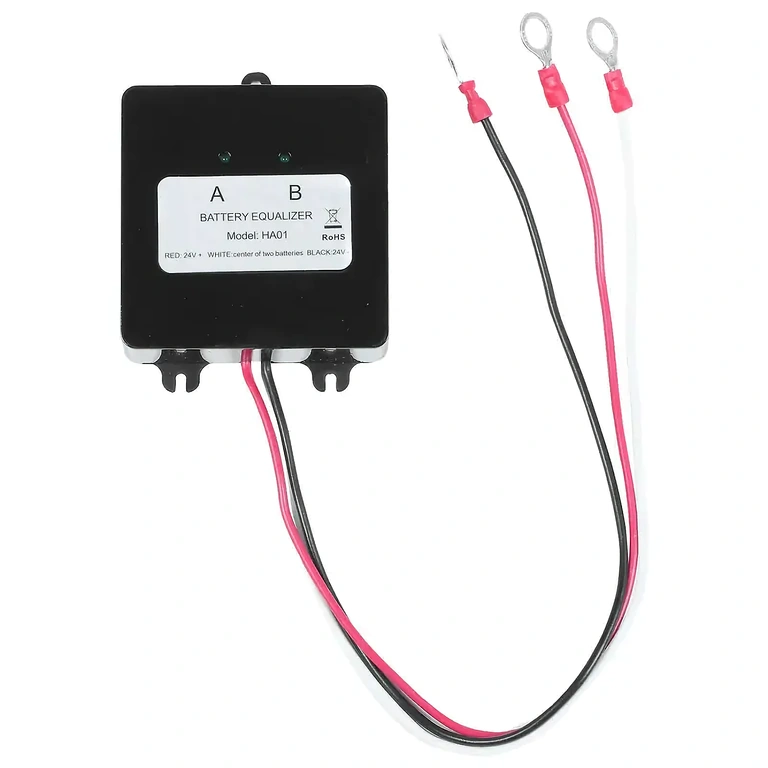 Esquema de conexão para equalizador de baterias 12V em sistemas 24V, 36V, 48V