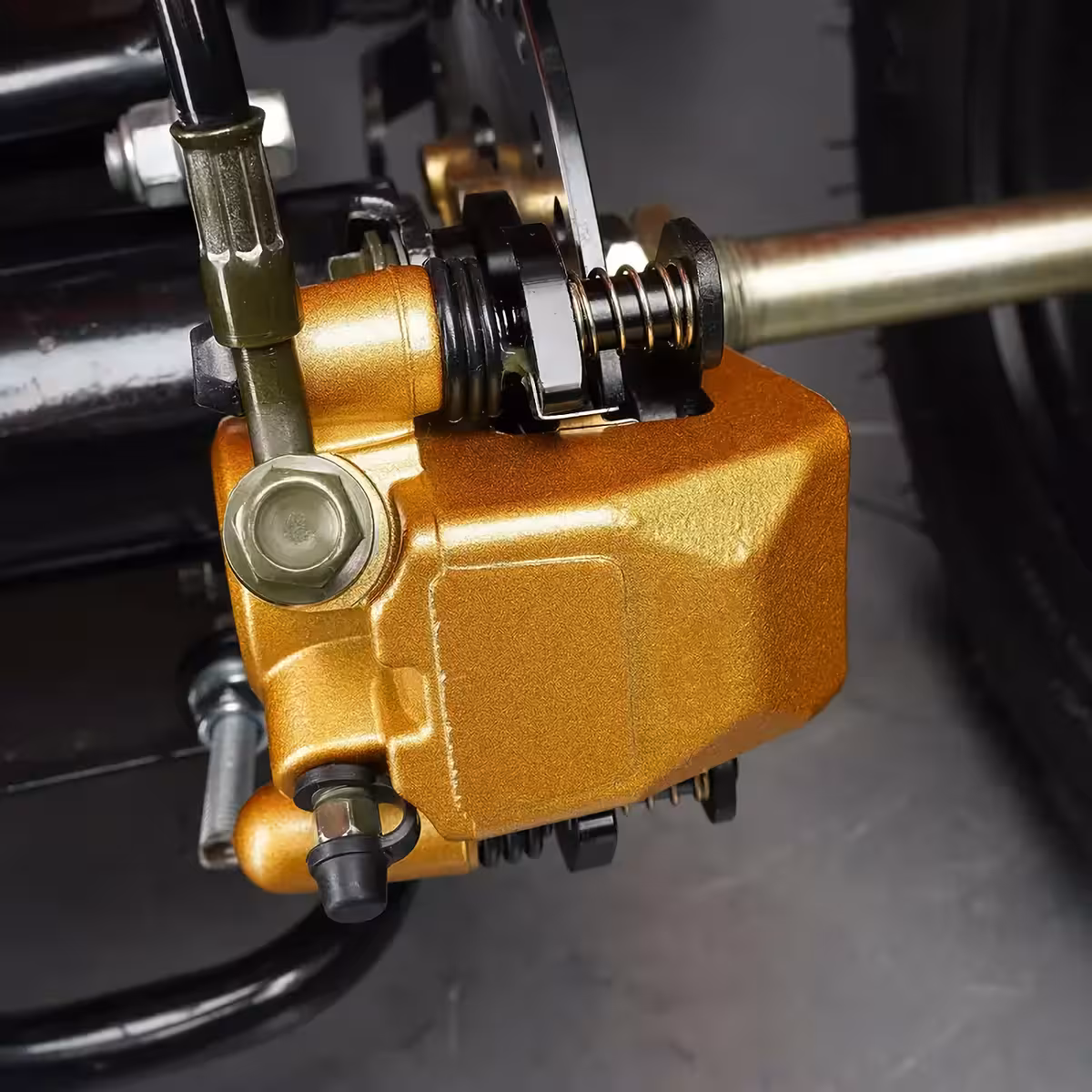 Pinça de liga com pastilhas de freio para ATV off-road