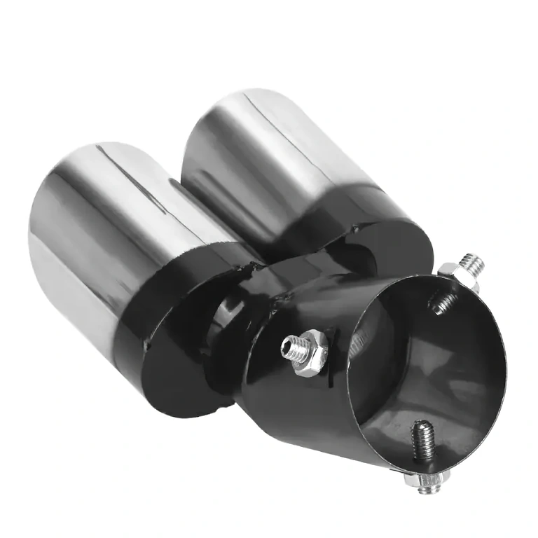 Ponta dupla de escapamento em inox para carros BMW, Audi, VW